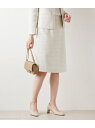 【SALE/43%OFF】【L】ファンシーツィード Aラインスカート NEWYORKER WOMEN L-SIZE ニューヨーカー エルサイズ スカート その他...