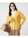 【SALE/46%OFF】ウォッシャブルウール 配色ラインVネックカーディガン NEWYORKER WOMEN ニューヨーカー トップス カーディガン ネイビー...