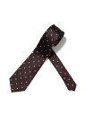 【SALE/22%OFF】ヘリンボーン ドット ネクタイ NEWYORKER MEN ニューヨーカー スーツ・フォーマル ネクタイ・蝶ネクタイ ブラウン ネイビ...