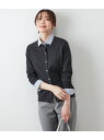 【SALE/20%OFF】【手洗い可能】キャッシュウール クルーネックカーディガン NEWYORKER WOMEN ニューヨーカー トップス カーディガン レッ...