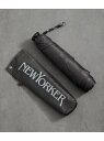 【Waterfront×NEWYORKER】クイックシャットライト UVブロック 晴雨兼用折り畳み傘 NEWYORKER MEN ニューヨーカー ファッション雑...