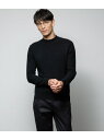 【SALE/44%OFF】カシミヤ モックネックセーター NEWYORKER MEN ニューヨーカー トップス ニット ブラック【RBA_E】【送料無料】[Ra...