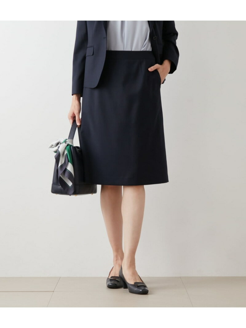 Rakuten - 【SALE／50%OFF】グレンチェック Aラインスカート NEWYORKER WOMEN ニューヨーカー スカート その他のスカート ネイビー【RBA_E】【送料無料】[Rakuten Fashion]