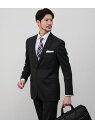 【撥水】SLIM FIT 無地 ジャケット(セットアップ対応) NEWYORKER MEN ニューヨーカー スーツ・フォーマル セットアップスーツ ブラック ネ...