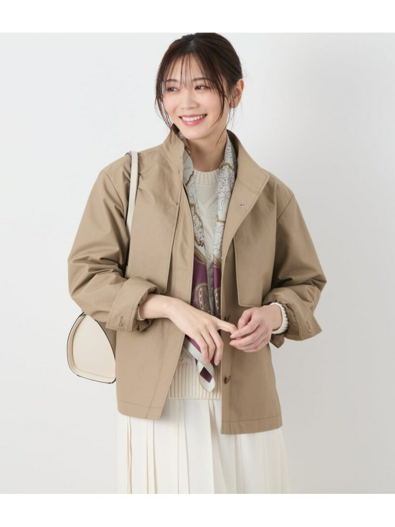 【SALE／29%OFF】HORSE CLOTH スタンドカラーショートアウター NEWYORKER WOMEN ニューヨーカー ジャケ..