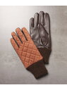 【SALE/41%OFF】フェイクスエード キルティング リブグローブ NEWYORKER MEN ニューヨーカー ファッション雑貨 手袋 ブラウン【RBA_E...