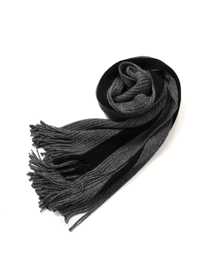 【SALE／41%OFF】リブ ラッセルマフラー NEWYORKER MEN ニューヨーカー ファッション雑貨 マフラー・ス..