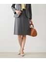 【SALE/40%OFF】【L】【ウォッシャブル】シャークスキン Aラインスカート NEWYORKER WOMEN L-SIZE ニューヨーカー エルサイズ ス...