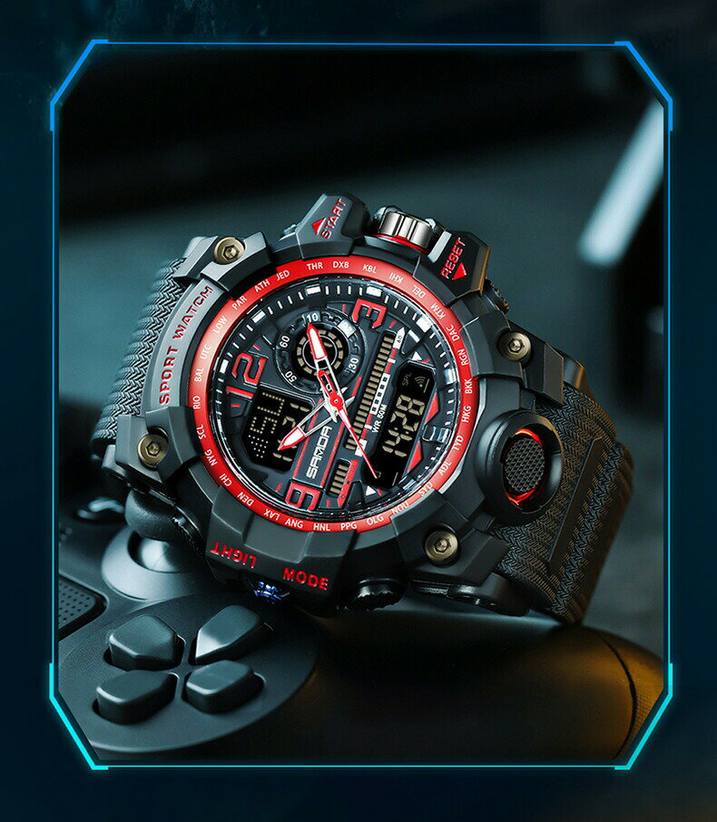 腕時計 メンズ腕時計 ミリタリーウォッチ ストップウォッチ アラーム機能 ビッグフェイス ファション 防水 デジタル スポーツ ウォッチ