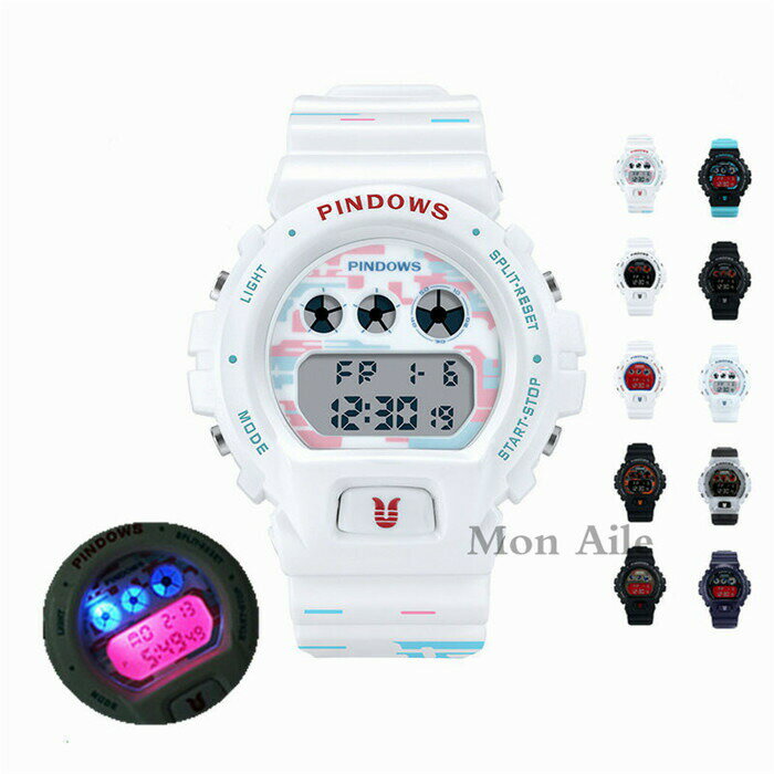 「日本製電池」腕時計 キッズ腕時計 子供用 ストップウォッチ 夜光 男の子 女の子 ジタルウォッチ LEDライト スポーツ ウォッチ 生活防水 子供用腕時計 学...