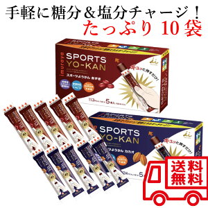 【最大700円OFF】スポーツようかんあずき&カカオ2種 計10本 井村屋 ようかん アソートパック / 送料無料