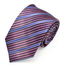 ネクタイ 紫 紫色 パープル バイオレット ストライプ メンズ おしゃれ かっこいい ねくたい 洗濯 necktie ブランド プレゼント 結婚式 ギフト 無地...