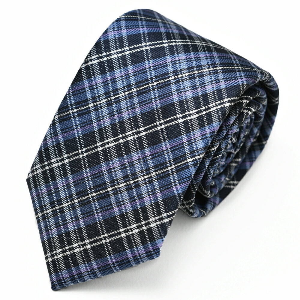 ネクタイ 青 紺 ブルー ネイビー 濃紺 チェック メンズ おしゃれ かっこいい ねくたい 洗濯 necktie ブランド プレゼント 結婚式 ギフト 無地 柄 グレー フォーマル 葬式 就活 営業 学生 at-ux-ne-1316(C) メール便で送料無料 福袋