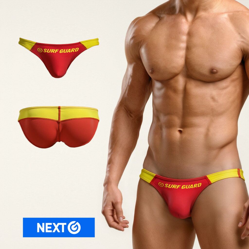 メンズビキニ Men’s Bikini NEXT-G ネクストグー SURF GUARD スーパーローライズ 競パン ブリーフ ビキ..