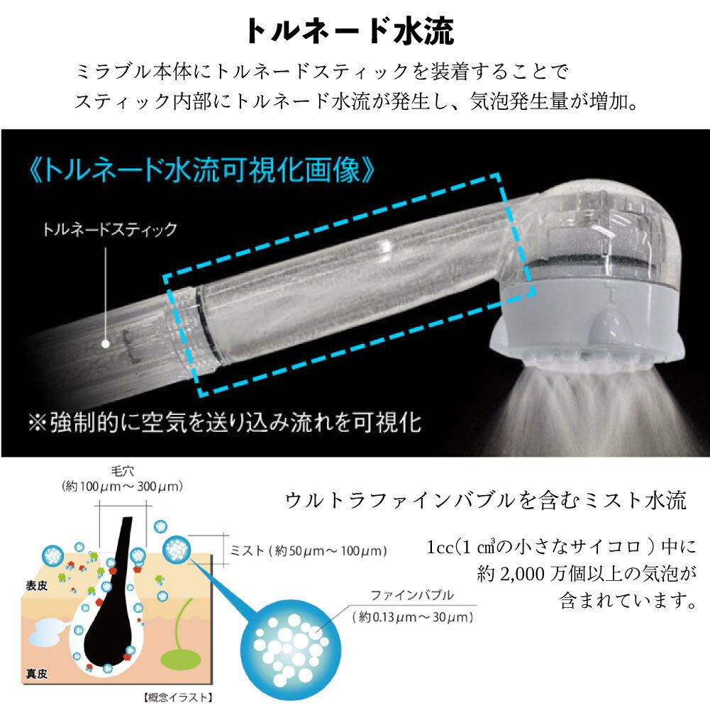 ミラブル シャワーヘッド ミラブルプラス 美容 エステ マッサージボディケア カートリッジ トルネードスティック 付き ヘッドケア 美肌 美容 シャワー お肌に優しい 節水 塩素除去 サイエン ミラブル シャワーヘッド ミラブルプラス 美容 エステ マッサージボディケア カートリッジ トルネードスティック 付き ヘッドケア 美肌 美容 シャワー お肌に優しい 節水 塩素除去 サイエン