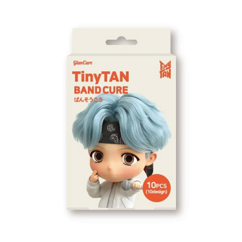 Tiny TAN BTS 防弾少年団 suga シュガ 絆創膏 ばんそうこう バンタン 公式 グッズ 韓国 10枚 10枚入り 公式グッズ 正規品 ポイントのサムネイル