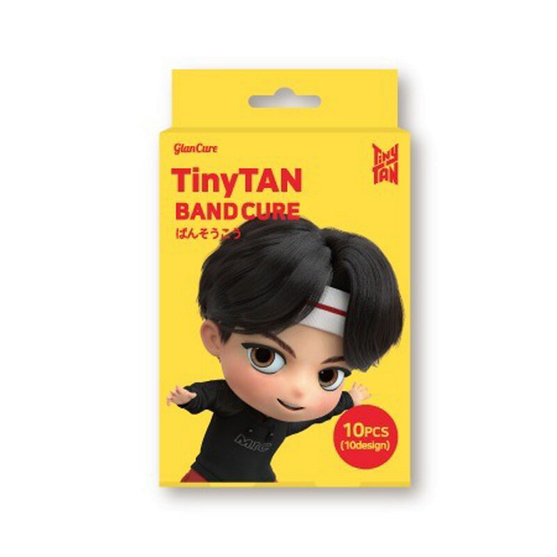 Tiny TAN BTS 防弾少年団 jin ジン 絆創膏 ばんそうこう バンタン 公式 グッズ 韓国 10枚 10枚入り 公式グッズ 正規品 ポイント