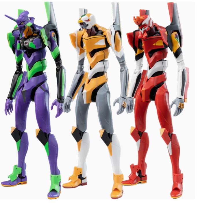 Yolopark 新世紀エヴァンゲリオン EVA 初号機 EVA-01 EVA-02 EVA-03 プラモデル 組み立てキット 3体セット《発売済・在庫品》