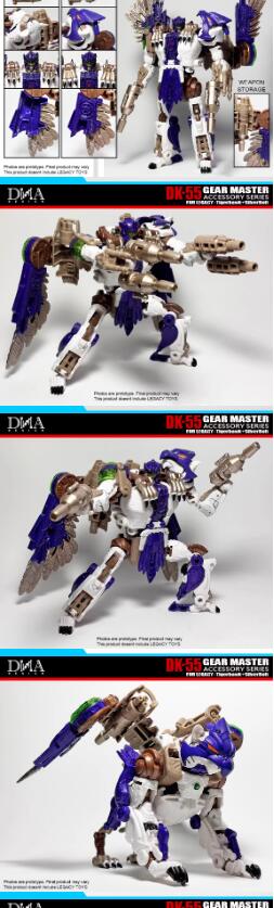 ANGELCASTLETOYSのDNA Design DK-55 アップグレードキット セット (在庫品）｜アングル3