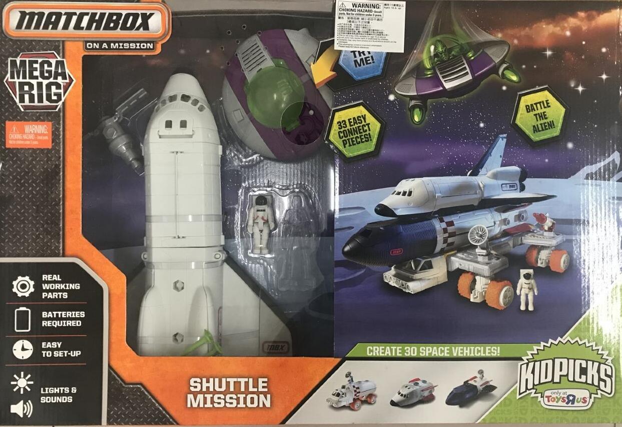 Matchbox Mega Rig Shuttle Mission スペ—スシャトルvs UFOTOYS (在庫品）