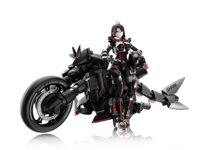 YUBOWENCHUANGTOYS 1/12スケール 2025バイク娘 1号電姫 第1弾 プラモデル