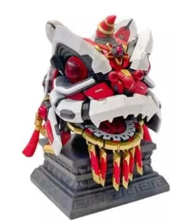 将魂姫 獅子舞 MP-01 PVC&ABS製 組み立て式プラスチックモデル(ランダム1個）