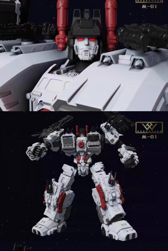 ANGELCASTLETOYSのW-Resources 剛の戦士シリーズ 超大ロボットM-01 120cm！変形！再版｜アングル2