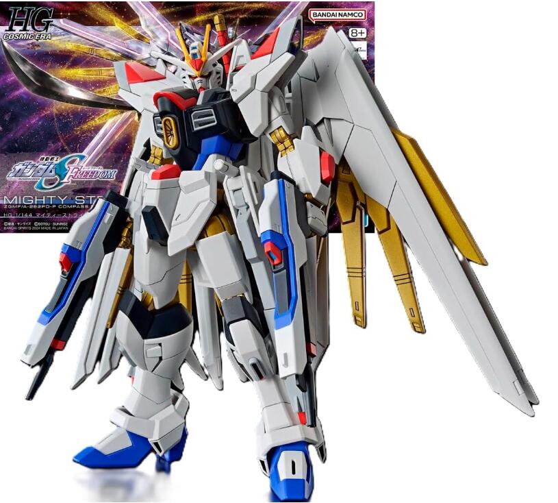 HG 機動戦士ガンダムSEED FREEDOM マイティーストライクフリーダムガンダム 1/144スケール 色分け済みプラモデル