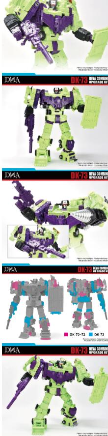 ANGELCASTLETOYSのDNA Design DK-73 トランスフォーマー用アップグレードキット (パーツのみ、本体無し）｜アングル3