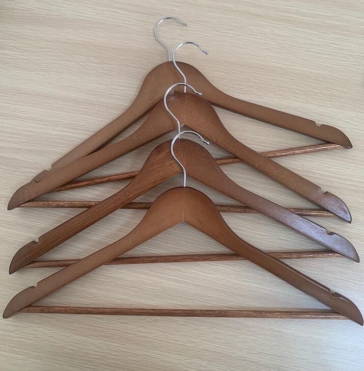 楽天市場】高級（カラーブラウン）（ハンガー｜収納用品）：生活