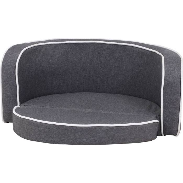 ペット用ベッド ペット用ソファ ペットフロアソファ(クッション折り畳み仕様) GY 犬 ネコ ワンちゃん 猫 不二貿易 45226