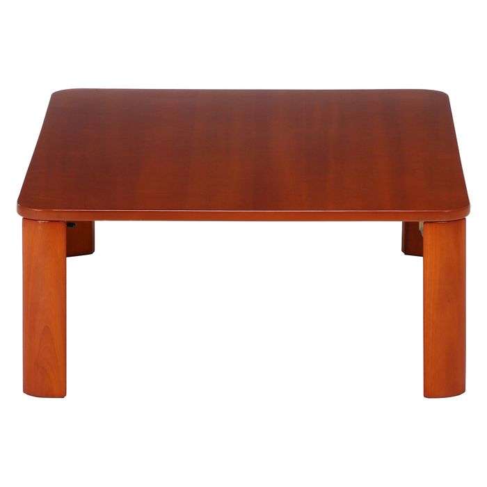 不二貿易 ローテーブル 折脚ローテーブル(ブラウン) KSM-9060BR 座卓 折れ脚 折りたたみ 幅90cm × 奥行60cm ブラウン リビング 和室 シンプル 12841 [3]