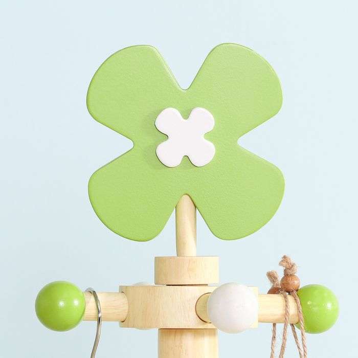 不二貿易 ハンガー ポール(子供部屋) キッズポールハンガー クローバー 幅37cm 奥行37cm 高さ119.6cm 収納 整理 整頓 子供部屋 キッズ 91798 [2]