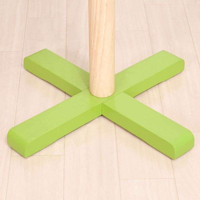 不二貿易 ハンガー ポール(子供部屋) キッズポールハンガー クローバー 幅37cm 奥行37cm 高さ119.6cm 収納 整理 整頓 子供部屋 キッズ 91798 [3]