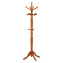 不二貿易 コートハンガー イタリアンコートハンガー(ブラウン)6119ー1BR 幅45.5cm 奥行45.5cm 高さ188.5cm リビング ダイニング 46081