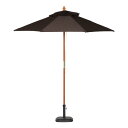 不二貿易 ガーデンパラソル 木製パラソル 210cm ブラウン 210BR 幅1930mm 奥行1930mm 高さ2220mm 庭 ガーデンファニチャー 601...