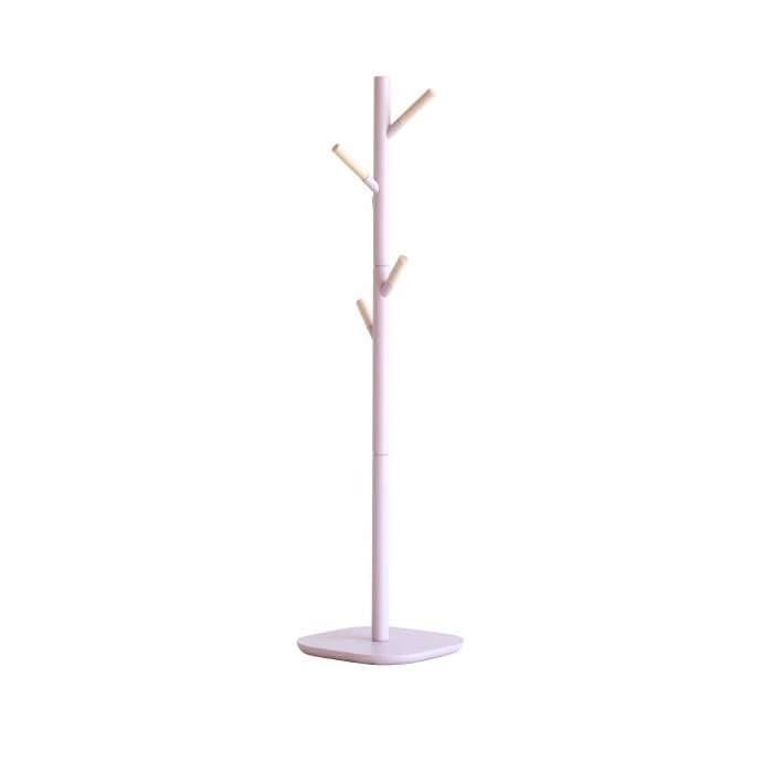 Pole Hanger cime -mimi- / ILH-3397LPK「小枝」という意味を持つ、ポールハンガー「mimi」。別途販売しているポールハンガーcimeのキッズサイズ商品です。子供らしい可愛らしい色味展開となっております。●Item Spec■商品サイズ：W300 × D300 × H1185 (mm)■塗装方法：ラッカー塗装■材質：支柱、フック_天然木(ラバーウッド材)　土台_繊維板■商品重量：2.1kg■耐荷重：各フック_5kg■仕様：組立品※画像には別カラー・別サイズの写真を使用している場合がございます。※サイズ・重量などの表記はすべておおよそとなります。