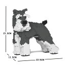 JEKCA / スタンダード・シュナウザー 02S-M01 / ST19SS02-M01JEKCAがネジでブロックを固定する技術のパテントを持っています。接着剤なしで組み立てたブロック同士を丈夫な構造にできます。固定の手順は逆にすることも可能なので、組み立てる途中の間違いが元へ戻せますし、バラして他のアイテムに変えることも可能です。 このネジでブロックを固定する技術は一番簡単なやり方で、一番複雑な構造を実現させます。今すぐにでもSculptureシリーズを手に入れて、ご自宅でミニ展示会を開きましょう。●Item Spec■ピース数(約)：970※完成品ではございません。お客様ご自身で組み立てをして頂く商品です。※ 画面によって色合いが異なって見える場合がございます■パッケージサイズ(約)：20x20x10cm※サイズ・重量などの表記はすべておおよそとなります。
