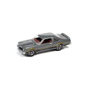 ミニカー 1/64 1976 プリムス ロードランナー Cシルバー/ストライプ JOHNNY LIGHTNING ジョニーライトニング JLSP197B 1/64スケール