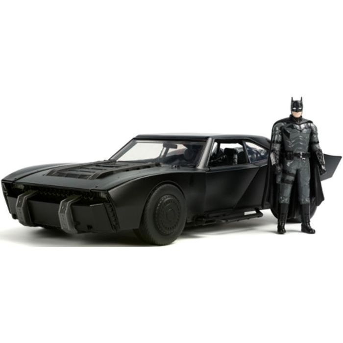 ミニカー バットマン キャラクター グッズ 1/18 バットモービル フィギュア付 ザ バットマン2022 JADA TOYS ジャダトイズ JADA32504 1/18スケール