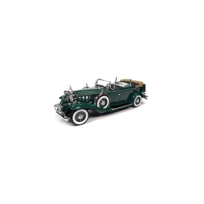 ミニカー / AUTO WORLD 1/18 1932 キャディラック V16 フェートン ダークグリーン (No.AW314) / ミニカー / 自動車 車 カー / 京商ダイキャスト