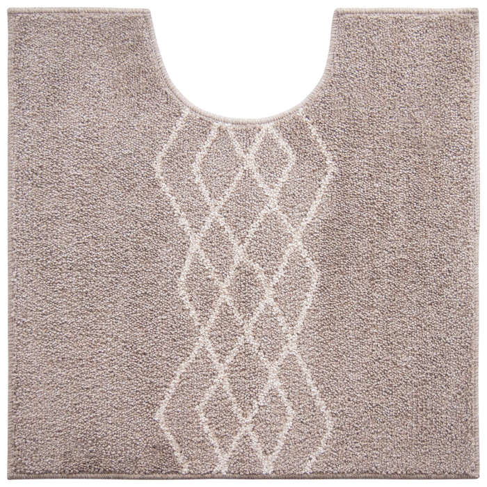 ファミーユルタン トイレマット 60×60 ベージュ トイレ マット 洗える 洗濯可能 すべり止め加工 おしゃ..