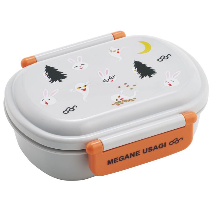 スケーター 抗菌ふわっとタイトランチボックス 360ml めがねうさぎ お弁当箱 1段 一段弁当箱 電子レン..