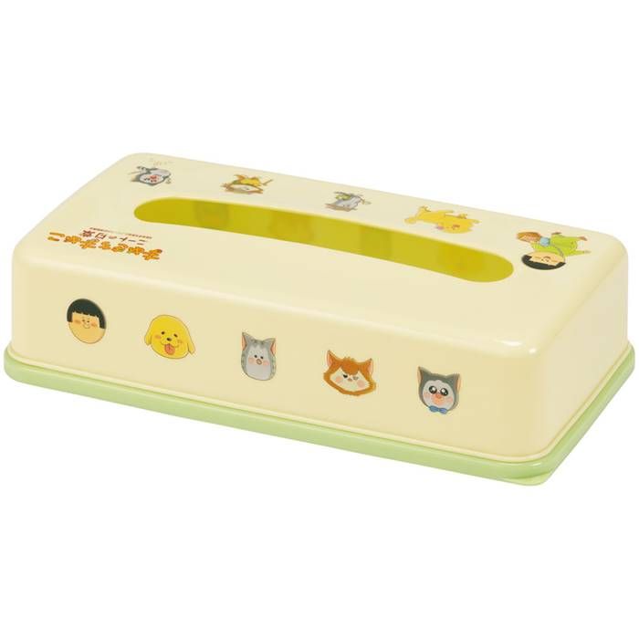 スケーター ティッシュストッカー1段 まめきちまめこ ソフトパックティッシュ用ケース ティッシュケース 子供部屋 大人 子ども キッズ 女の子 かわいい キャラクターグッズ TSST0 [2]