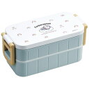 スケーター 抗菌タイトランチボックス 総容量600ml DR お空さんぽ ドラえもん お弁当箱 2段弁当箱 電子レンジ対応 仕切り付き かわいい キャラクターグッズ 子供 キッズ 男の子 女の子 YZW3AG