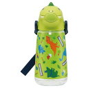 水筒 ストロー / ダイカットストローボトル / ディノサウルス / PSHC4DK / 420ml / プラスチック水筒 キッズ 子供 すいとう 恐竜