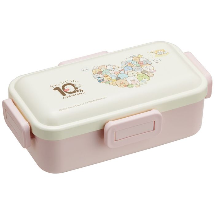 スケーター 抗菌ふわっと弁当箱 すみっコ 10周年 すみっコぐらし 530ml ランチボックス 1段 弁当箱 お弁当箱 キッズ 子供 女の子 男の子 幼稚園 学校 お弁当グッズ キャラクターグッズ PFLB6AG