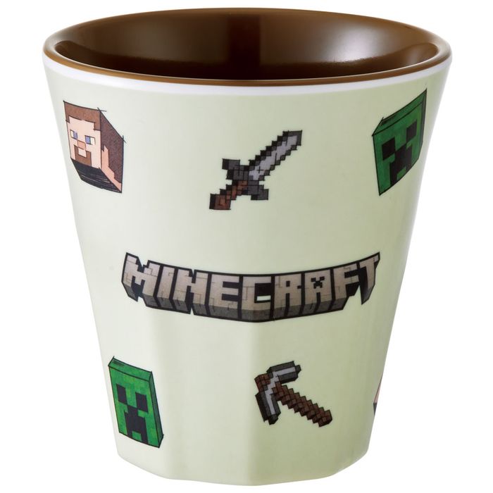 スケーター メラミンタンブラー 270ml マイクラエクスプローラー マインクラフト MineCraft スティーブ アレックス クリーパー ウーパールーパー メラミンコップ メラミンカップ 食洗機対応 割れにくい 食事 子供 男の子 女の子 キャラクターグッズ かわいい MTB2