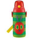 水筒 380ml はらぺこあおむし / 3Dワンプッシュストローボトル SSPV4 4973307489068 スケーター株式会社