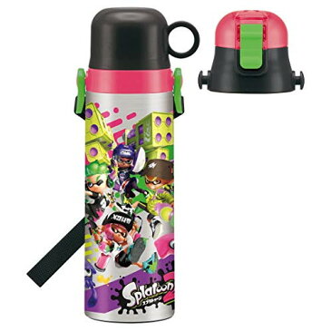 スプラトゥーン 水筒 ステンレス 水筒 570ml/580ml スプラトゥーン2 超軽量2WAYステンレスボトル SKDC6 4973307494673 スケーター 子供用 キッズ 男の子 女の子